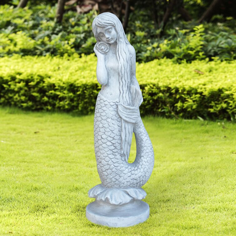 mermaid yard statue